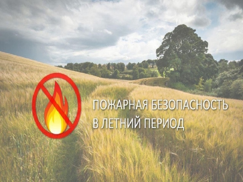 Пожарная безопасность в летний период.