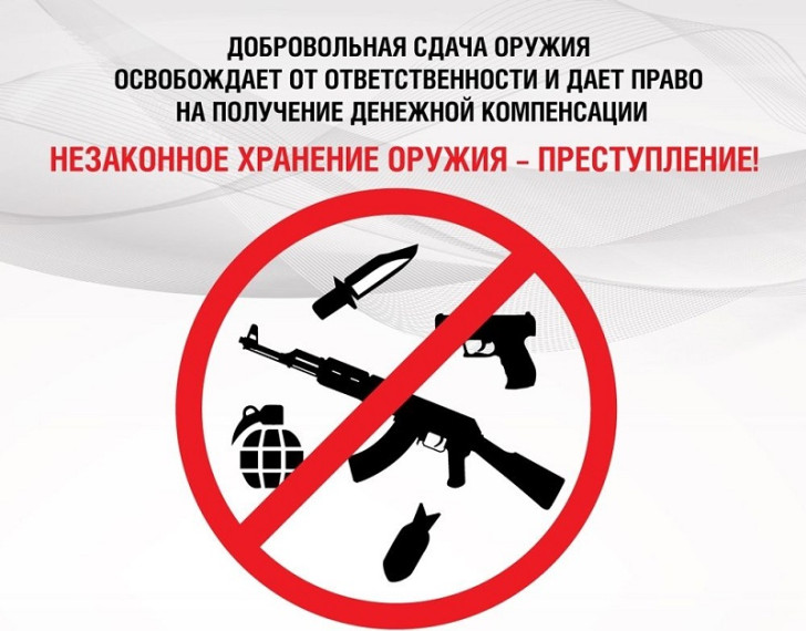 О добровольной сдаче оружия. О добровольной сдаче оружия.